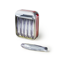 Ladda upp bild till gallerivisning, Konservburk med chokladsardiner