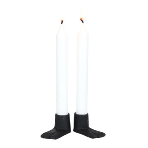 Ljusstake i form av fötter