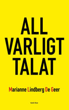 Ladda upp bild till gallerivisning, Boken "Allvarligt talat" av Lindberg De Geer

