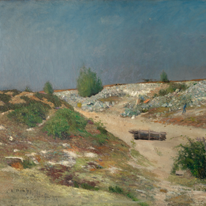 Poster "Fontainbleu" av Carl Fredrick Hill