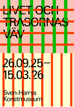 Ladda upp bild till gallerivisning, Poster till utställningen Livet och trasornas väv
