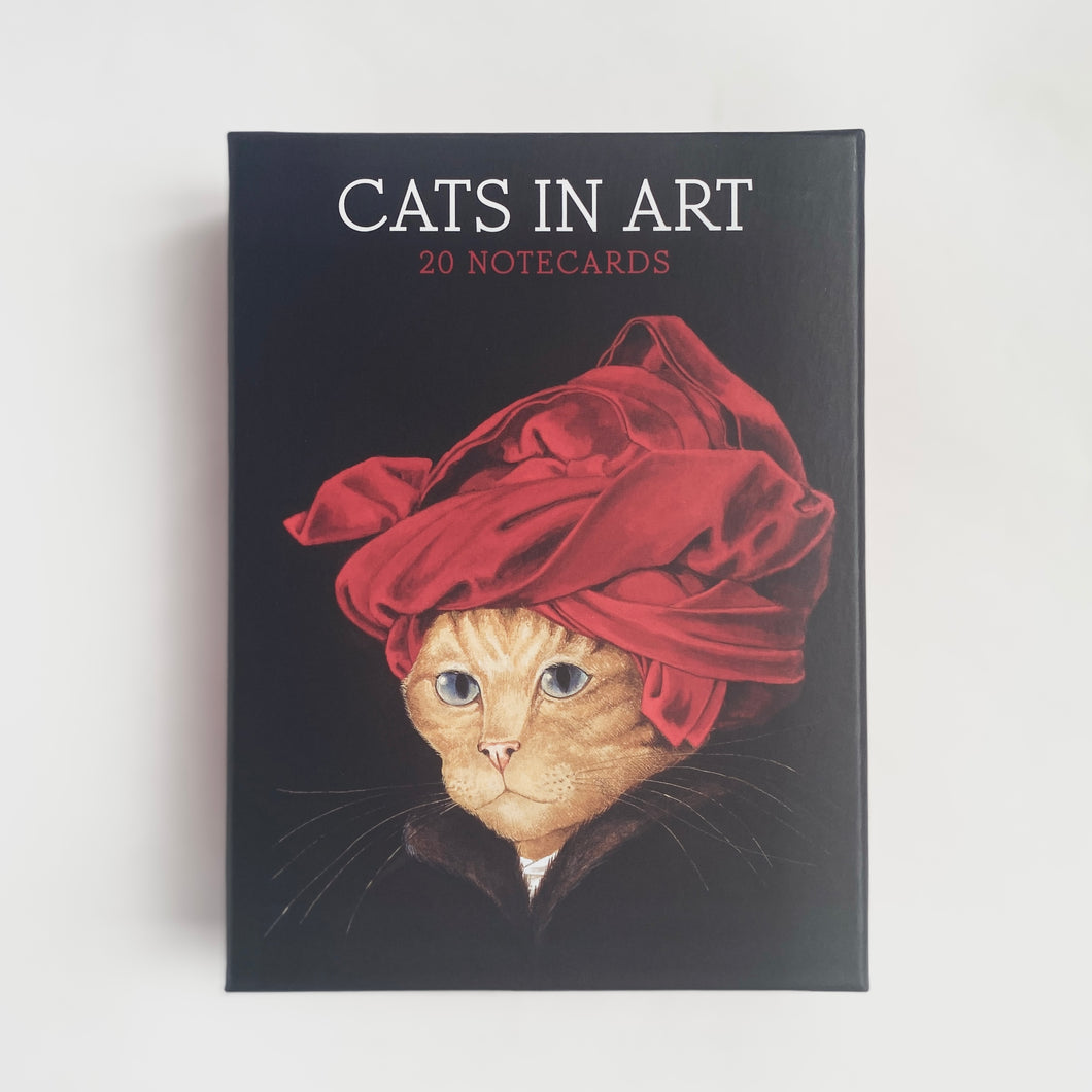 Cats in Art- 20 vykort + kuvert